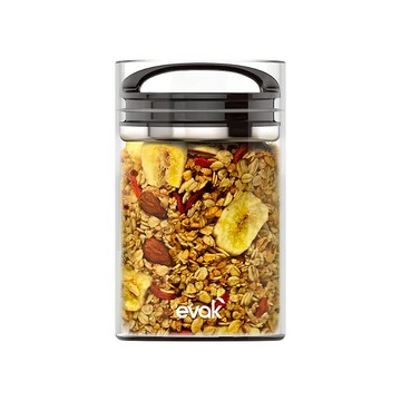 EVAK 密封儲物罐 Compact 系列/玻璃/亮面把手 (2號) - 700ml