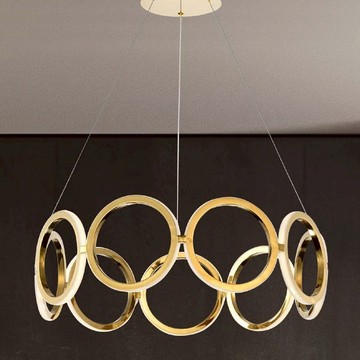 LED 85W 不鏽鋼電鍍吊燈  E01-16-21071