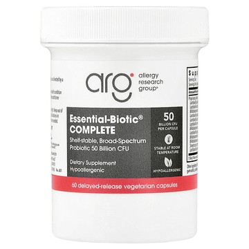 Allergy Research Group, Essential-Biotic® Complete，500 億 CFU，60 粒素食膠囊