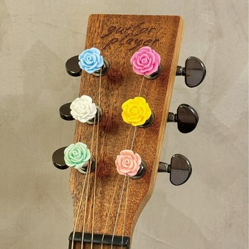 Guitar Player 【小吉飾】弦鈕裝飾配件 玫瑰系列