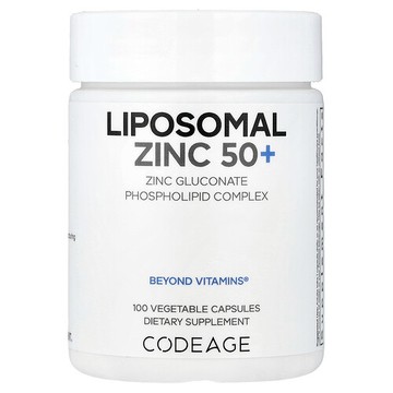 Codeage, 檸檬酸鋅 50+，100 粒素食膠囊（每粒 50 毫克）