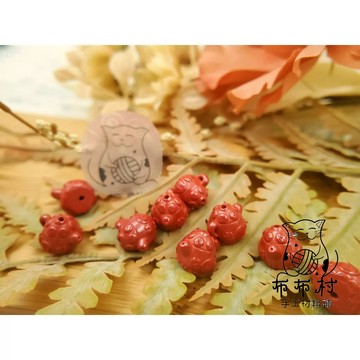 硃砂帝王砂硃砂 納福茶壺 水晶文玩飾品T10