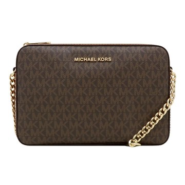 Michael Kors 經典滿版LOGO PVC斜背包