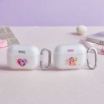 彩虹小馬 愛心大頭紫悅強悍防摔AirPods保護套