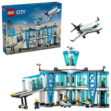 2450【台中翔智積木】LEGO 樂高 CITY 城市系列 60502 機場與飛機