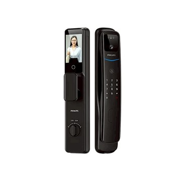【帝網KingNet】飛利浦 EasyKey 702-FVP 人臉可視智能門鎖 指紋｜密碼｜卡片｜ 人臉 智能鎖 含基本安裝