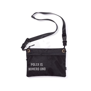 日本限定 POLER X-CLOTH SACOCHE 隨行包 / 黑色