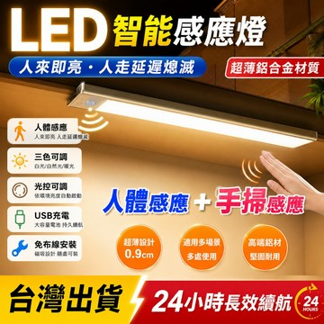 感應燈【新北現貨 保固五年】衣櫃櫥櫃燈 超薄人體感應燈 氛圍燈 小夜燈  USB充電 老人燈 超薄人體感應燈 LED燈
