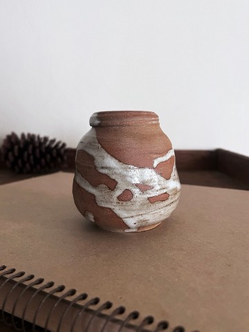 流白 茶席 茶倉 茶罐 零三 | 陶器皿