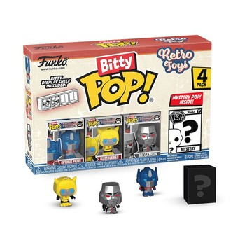 FUNKO Bitty POP: 復古玩具- 變形金剛 4入組