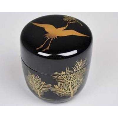 超格安価格 【茶道具】輪島塗松竹梅丸紋平棗 棗85 | ikebana-ohana.com