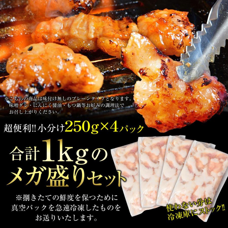 焼肉 肉 牛肉 A5等級 黒毛和牛 もつ 小腸 1kg (250g*4) 国産   プレーン もつ鍋 バーベキュー BBQ ホルモン 冷凍 お取り寄せ グルメ