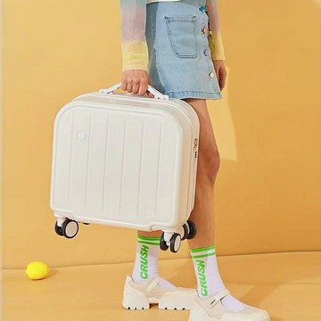 20*30*40春秋航空迷你拉桿箱登機箱女旅行箱14寸行李箱萬向輪 登機箱 行李箱 旅行箱 時尚 便宜行李箱