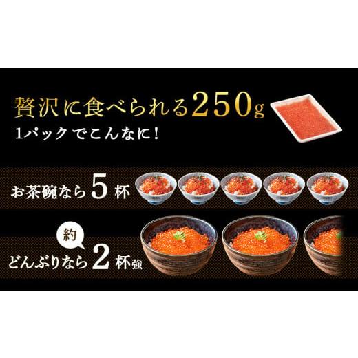 ふるさと納税 北海道 白老町 しぶやの鮭いくら醤油漬け　250g