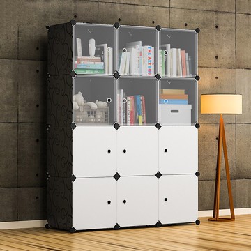 【主播推薦】簡約小書柜置物架書架落地架子簡易兒童臥室收納柜子