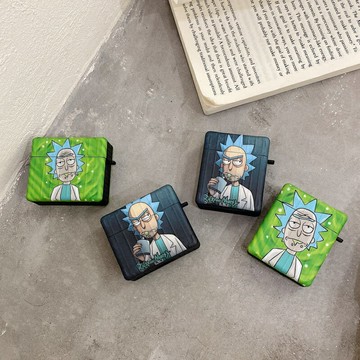 瑞克與莫蒂AirPods pro3代保護套適用蘋果AirPods2三耳機殼收納盒