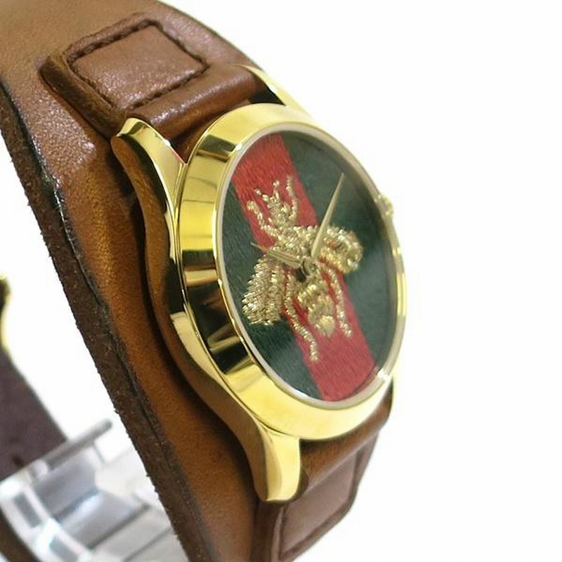 GUCCI グッチ 126.4 Gタイムレス シェリーライン BEE・蜂 文字盤