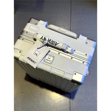 出口高端行李箱鋁框拉桿箱20寸登機箱杯架剎車輪男女掛鉤旅行箱包