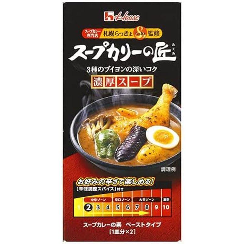 ハウス食品 スープカリーの匠 ペーストタイプ 濃厚スープ 119g×10個入×(2ケース)