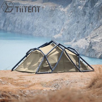 【TiiTENT】Space AERO 充氣帳《卡其》5分鐘快速搭設/寢室帳/家庭帳
