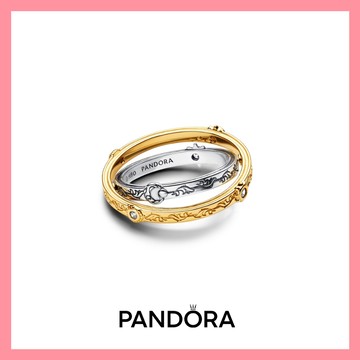 限量品✨【Pandora官方直營】《冰與火之歌：權力遊戲》旋轉星盤戒指 [客製化卡片]生日禮。情人