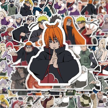限時下殺✨NARUTO貼紙 火影忍者防水貼紙 疾風傳周邊貼紙 140貼 火影忍者貼紙 ins火影人物熱血經典周邊裝飾
