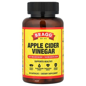 Bragg, 蘋果醋，90 粒膠囊