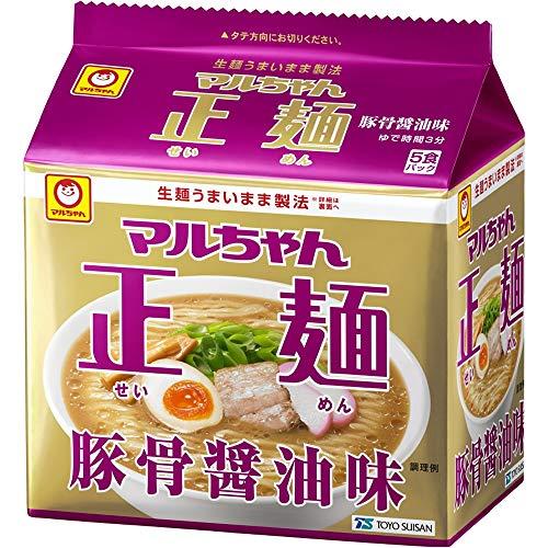 マルちゃん正麺 豚骨醤油 5食×6個