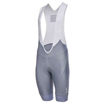 NERVE TRAINING Bib Shorts 運動版吊帶男款車褲 2.0 (月岩灰)