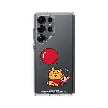 Galaxy S25 Ultra Clear 透明 - 迪士尼-小熊維尼 Disney Winnie The Pooh - 插畫家系列(卡娜赫拉) - 維尼小豬飛高高