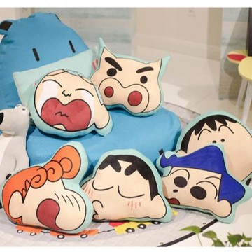 生日禮物毛絨玩具蠟筆小新抱枕創意惡搞網紅玩偶男女可愛搞怪公仔