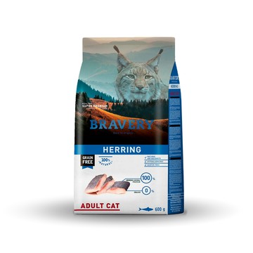 【焙菲力 Bravery】西班牙無穀飼料(成貓) 鯡魚 600g 2kg 7kg