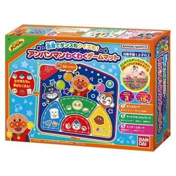 BANDAI NAMCO 南夢宮 一起跳舞玩遊戲！麵包超人互動地墊  混和顏色  59 x 55cm