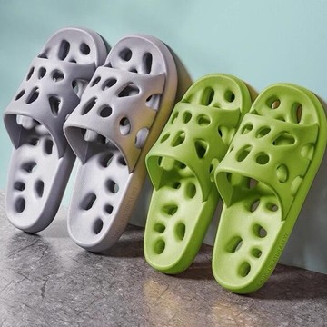 胖胖美依 男女拖鞋 居家拖鞋 防滑防臭拖鞋 新款洗澡拖鞋情侶家居家用防滑防臭浴室衛浴拖鞋男士-8042.