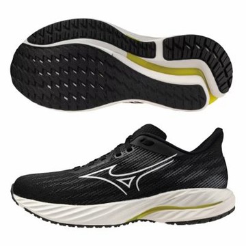 MIZUNO 美津濃 慢跑鞋 女鞋 運動鞋 緩震 4E超寬楦 INSPIRE 黑 J1GD254672