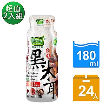 歐典生機Odean 養生黑木耳180mlx24入/箱_1+1組合(共2箱)