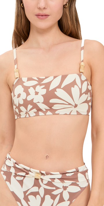 Vitamin A Terra Bralette Top Desert Flower XS