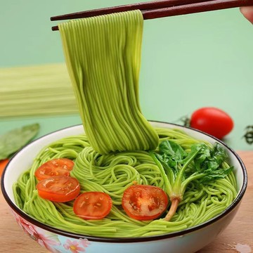 四川 涼麵 專用 麵條 菠菜 涼麵 麵條 掛麵 蔬菜 菠菜麵條 夏季 清凉 小吃 涼麵