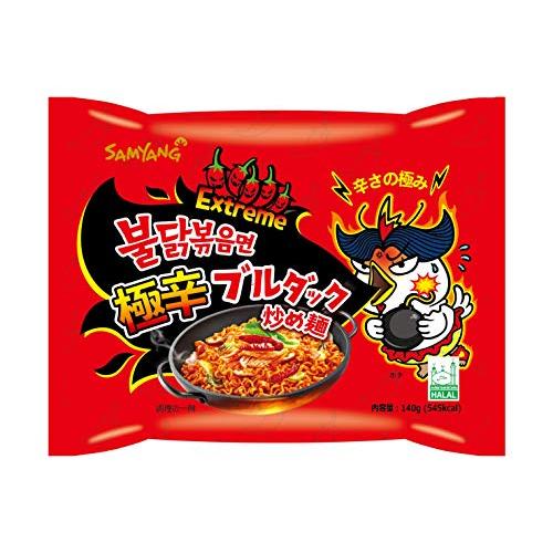 ブルダック炒め麺 袋麺 極辛 6個セット 140g*6個