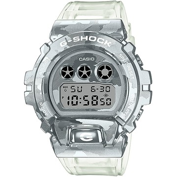 CASIO G-SHOCK 冰酷迷彩防水200米計時錶/GM-6900SCM-1