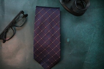 紫色大格紋領帶真絲商務型男百搭necktie