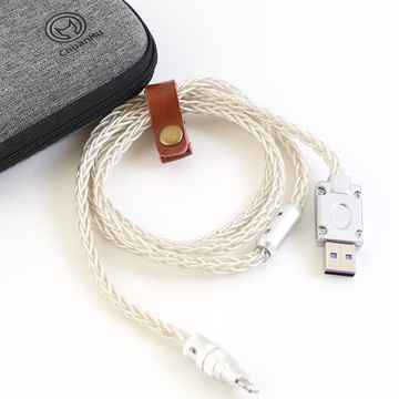 川木 手工 USB to Lightning 6MM 單晶銅 APPLE蘋果傳輸線