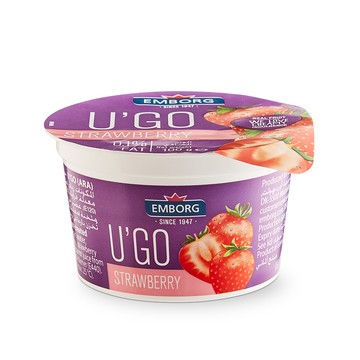 Emborg 草莓優格 100g (小份杯裝 享受點心時光！)