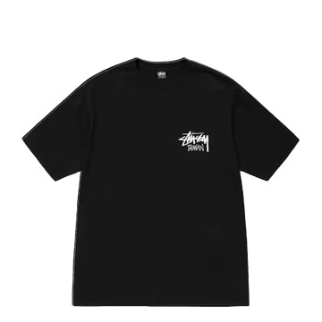 STUSSY STOCK TAIWAN TEE BLACK