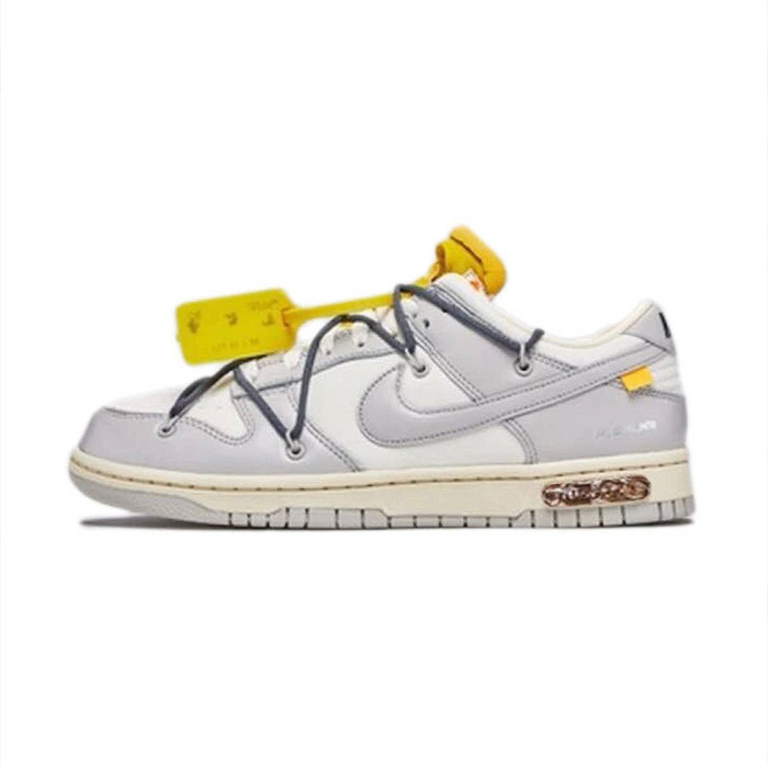 代購 Nike dunk off white the50 - 41 of 50 灰白 麂皮 聯名 休閒鞋 DM1602-105