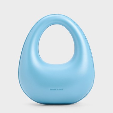 橢圓手提硬殼包