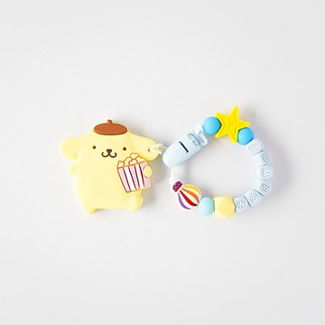 pompom 星星 熱氣球 布丁狗固齒器(禮盒另購) / 客製化奶嘴鏈
