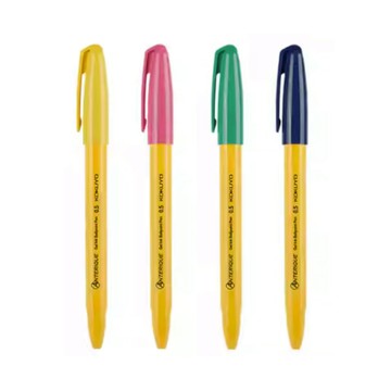 KOKUYO ANTERIQUE聯名中性筆0.5mm黑墨-全黃/黃藍/黃粉/黃綠
