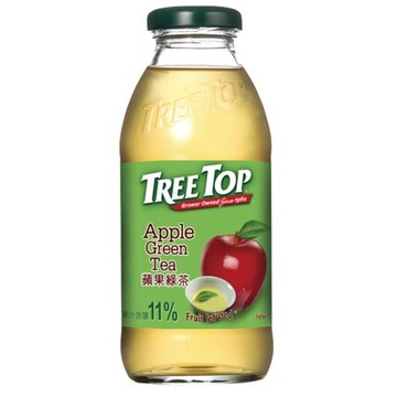 樹頂蘋果綠茶360ml