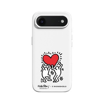 iPhone Air SolidX 白 - Keith Haring - 愛心